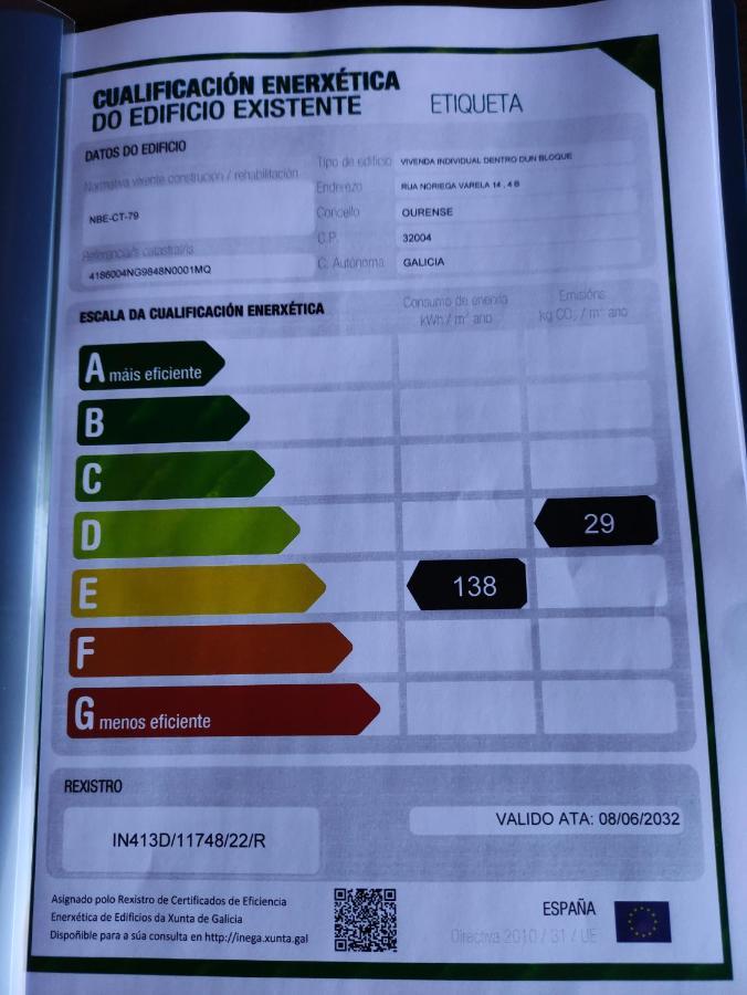Vivienda Caseiro Ourense Eksteriør billede